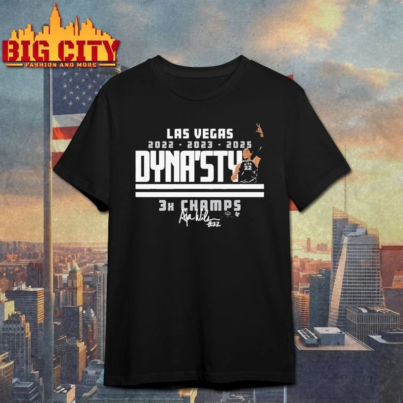 Las Vegas Women’s Basketball A’ja Wilson DYNASTY 3rd Shirt