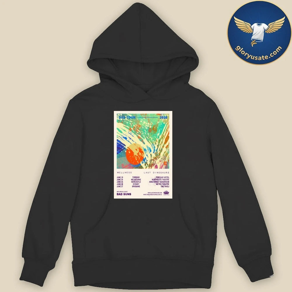 Last Dinosaurs Aus Tour 2026 Poster Shirt