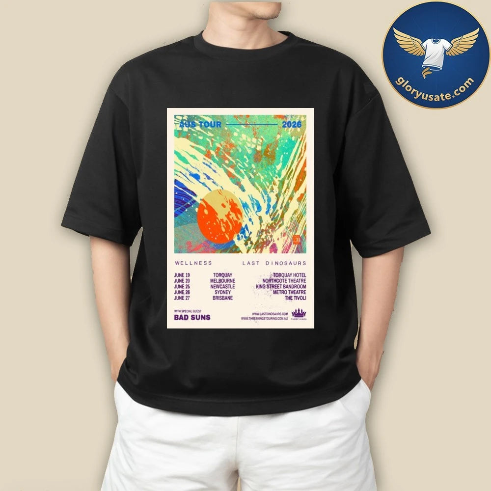 Last Dinosaurs Aus Tour 2026 Poster Shirt