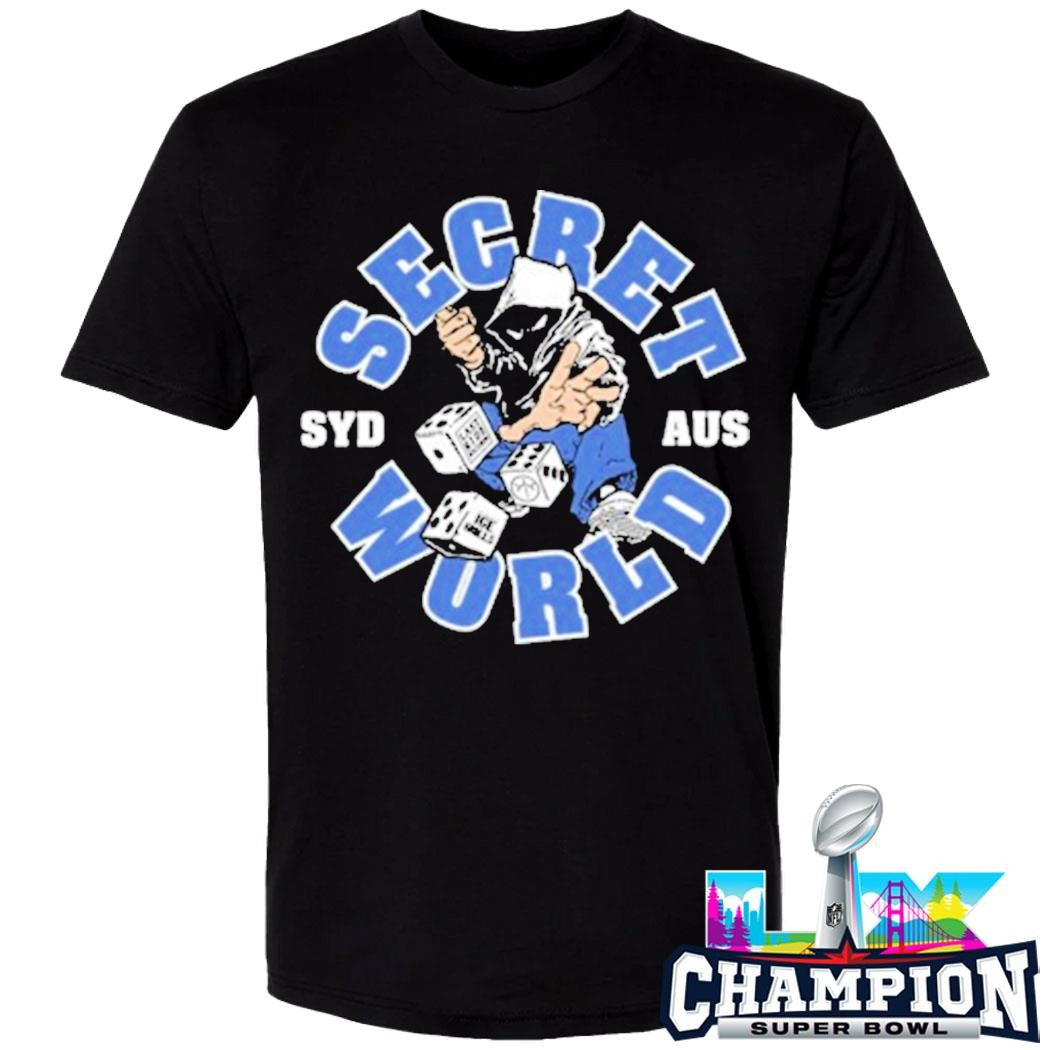 Last Ride Records Secret World Dice Shirt