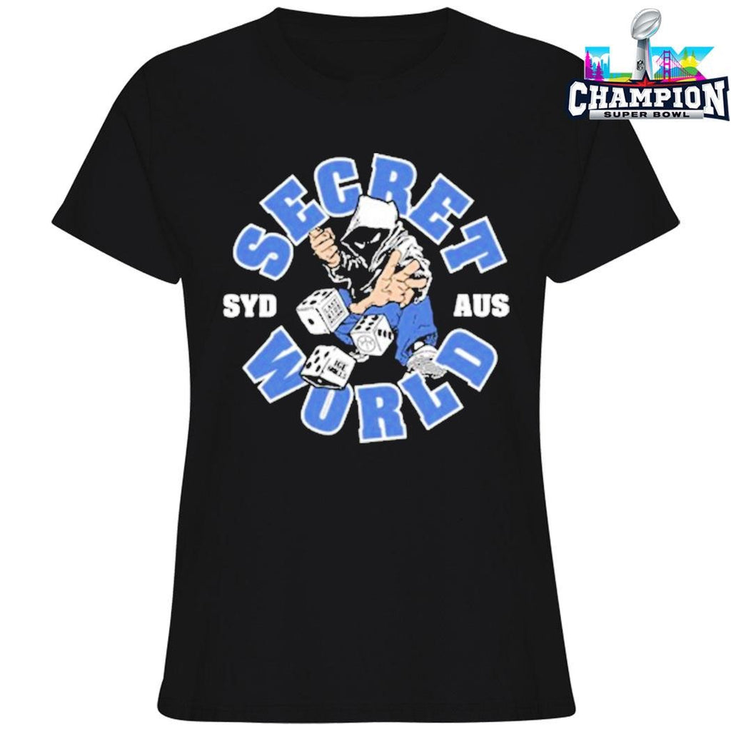 Last Ride Records Secret World Dice Shirt