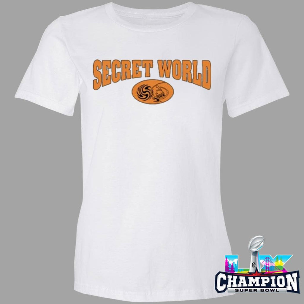 Last Ride Records Secret World Orange Shirt