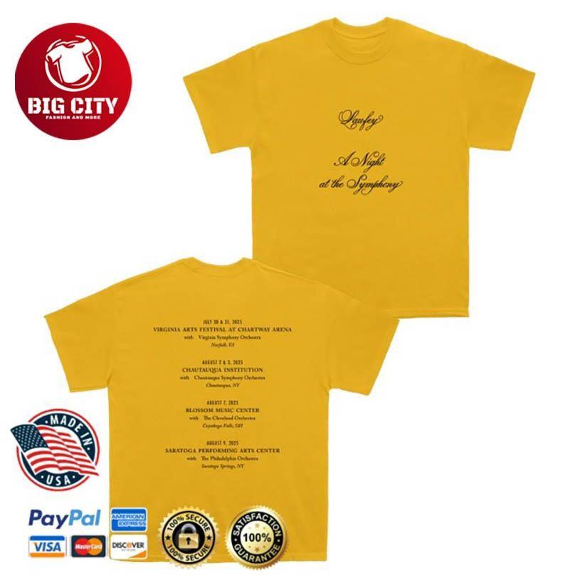 Laufey 2025 A Night At The Symphony Tour Two Sided Shirt