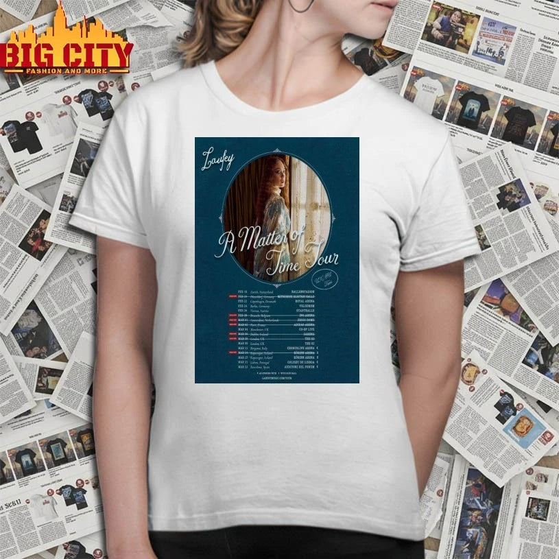 Laufey A Matter Of Time New Tour UK EU 2025 Poster shirt