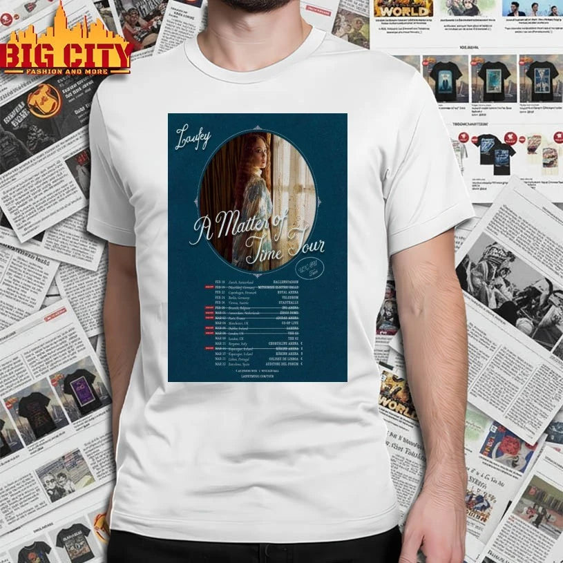 Laufey A Matter Of Time New Tour UK EU 2025 Poster shirt