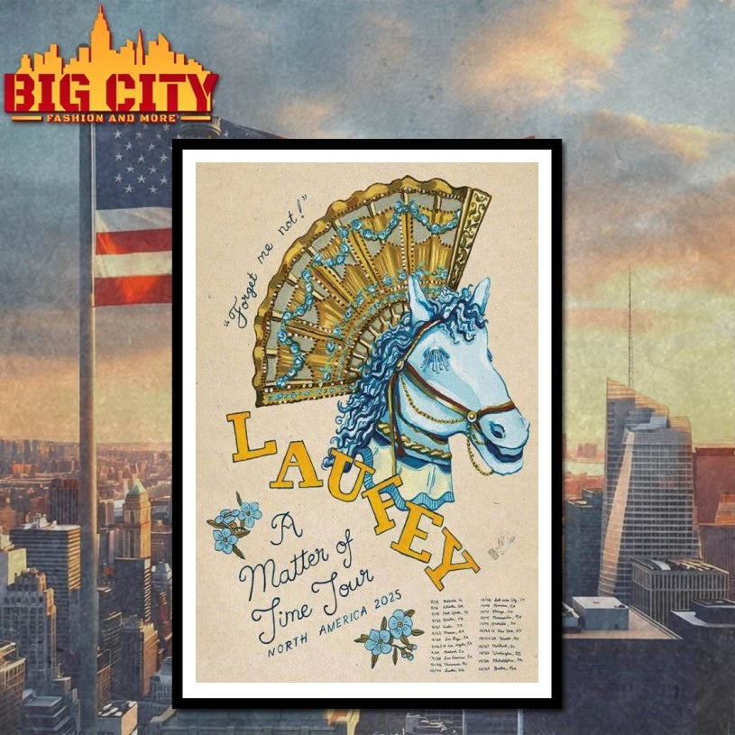 Laufey A Matter of Time Horse Tour 2025 Poster shirt