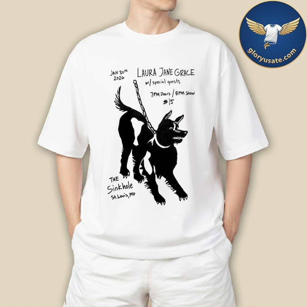Laura Jane Grace St Louis, MO January 30 2026 Concert Poster Shirt