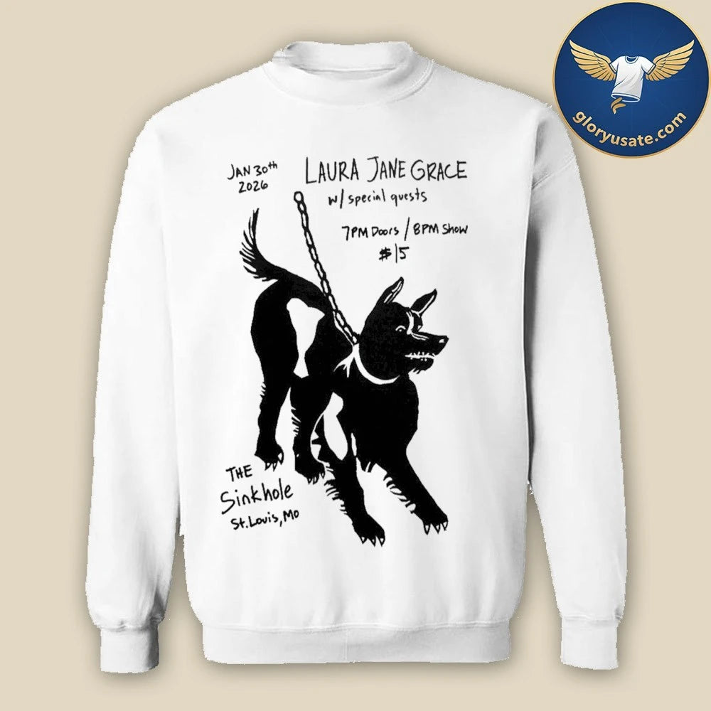 Laura Jane Grace St Louis, MO January 30 2026 Concert Poster Shirt