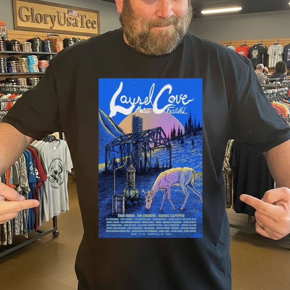 Laurel Cove Music Festival 2026 Poster Shirt