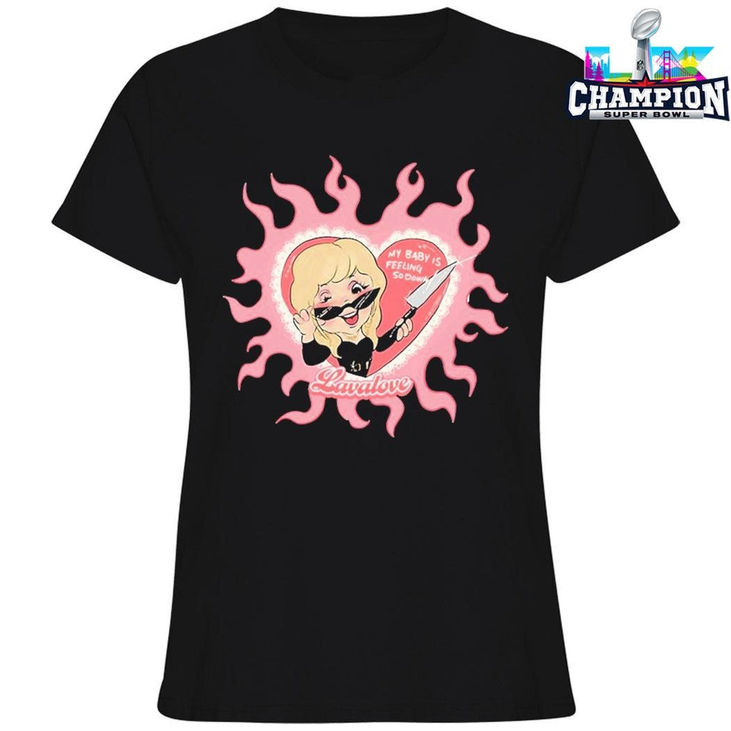 Lavalove My Baby Is Feeling So Down Shirt