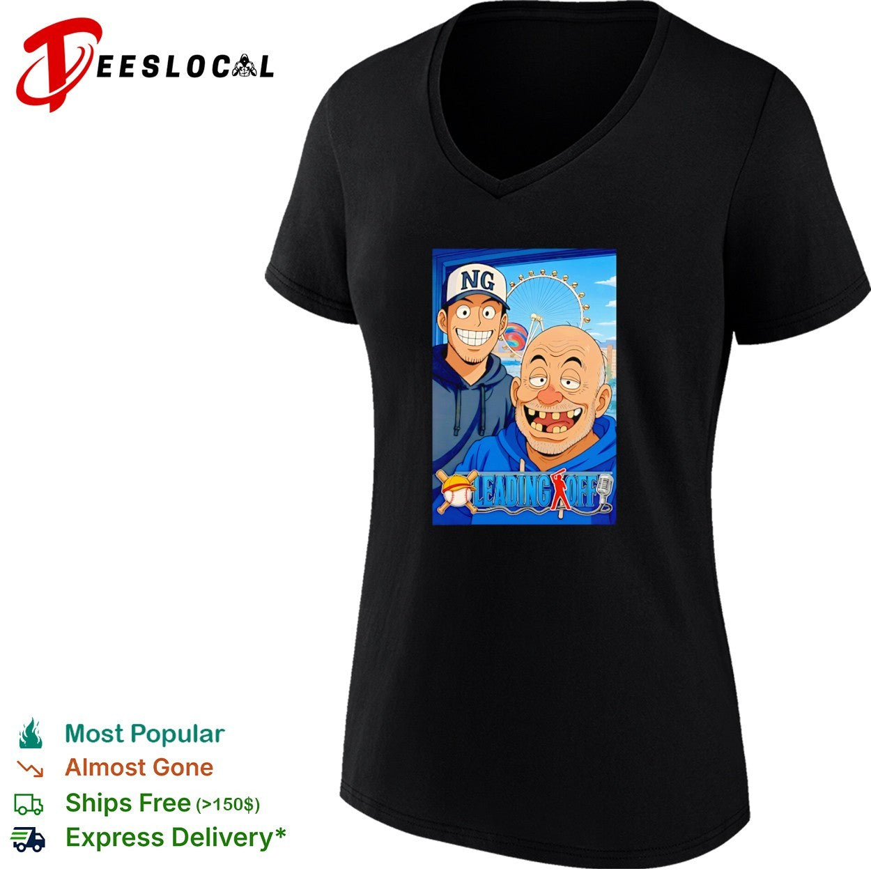 Leading Off style One Piece shirt