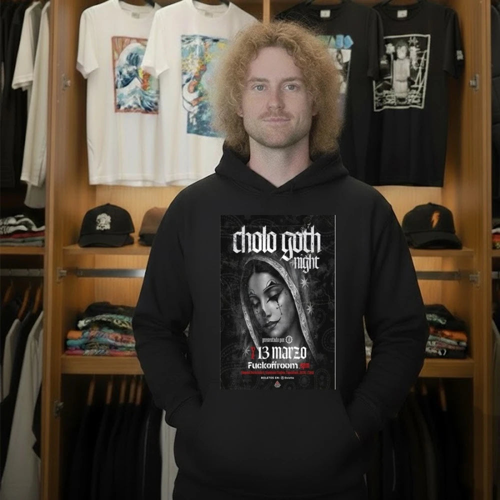 Leafar Seyer Cholo Goth 13 marzo 2026 Mexico Poster Shirt