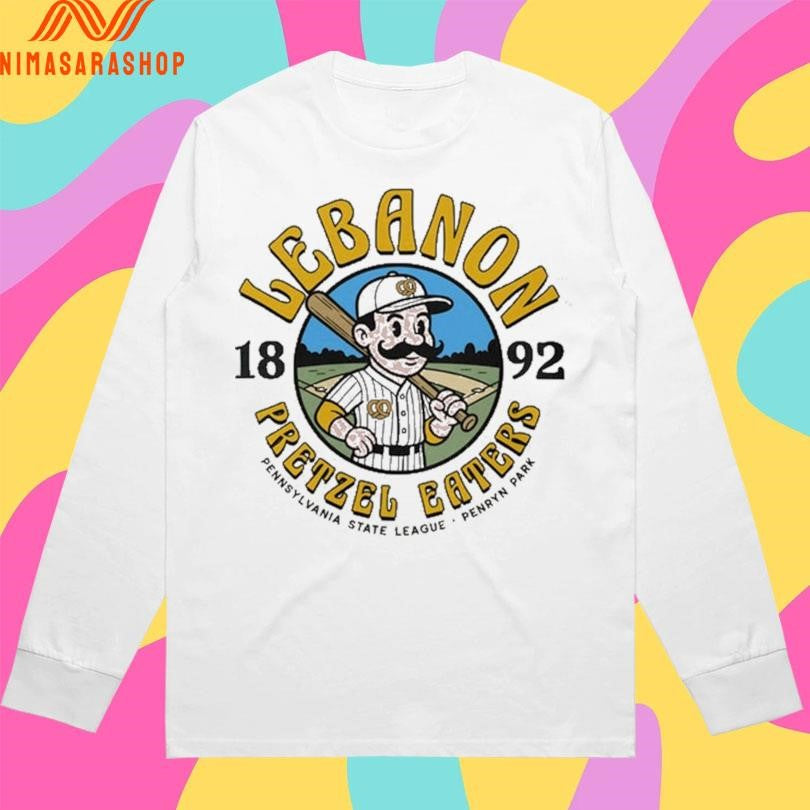 Lebanon Pretzel Eaters Baseball Pennsylvania State League Penryn Park 1892 Shirts