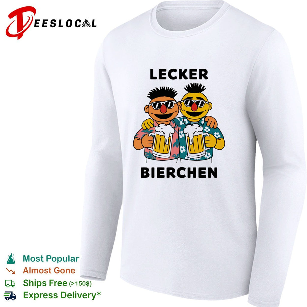 Lecker Bierchen cartoon duo beer shirt
