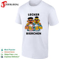 Lecker Bierchen cartoon duo beer shirt