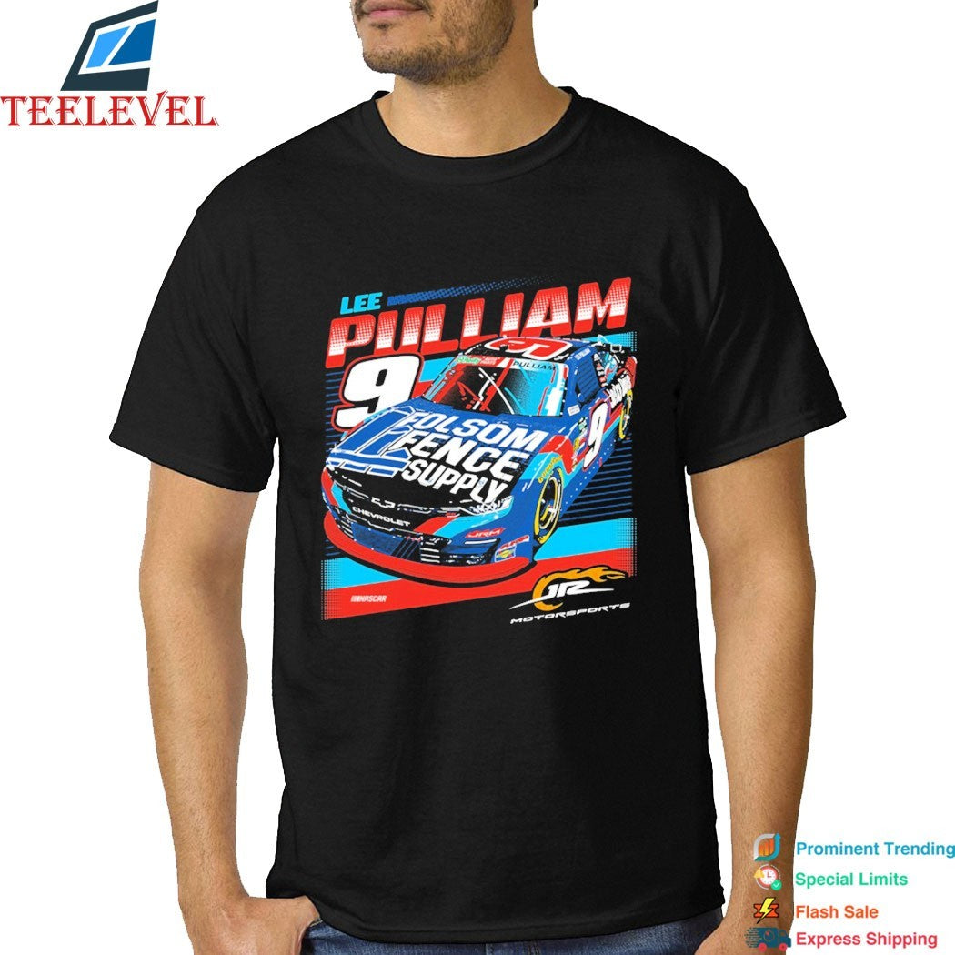 Lee Pulliam JR Motorsports Folsom Fence Supply T-Shirts