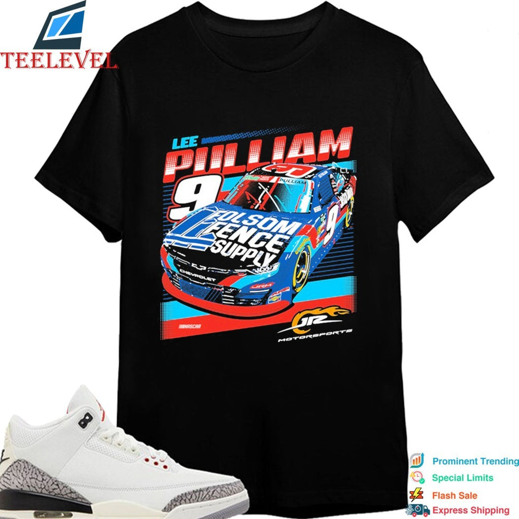Lee Pulliam JR Motorsports Folsom Fence Supply T-Shirts