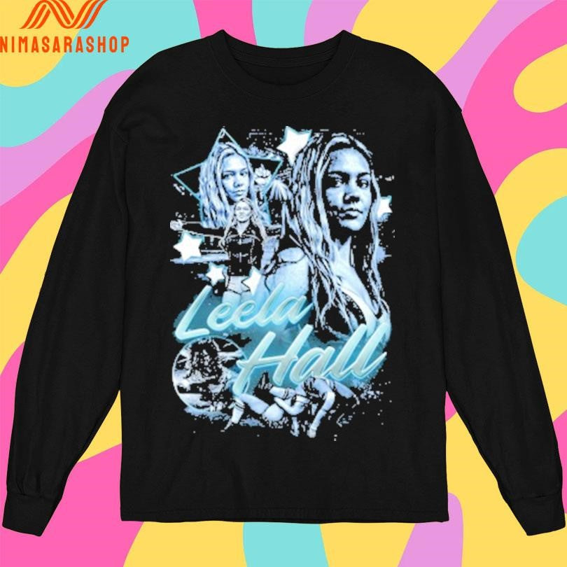 Leela Hall Black And Blue Lh Shirts