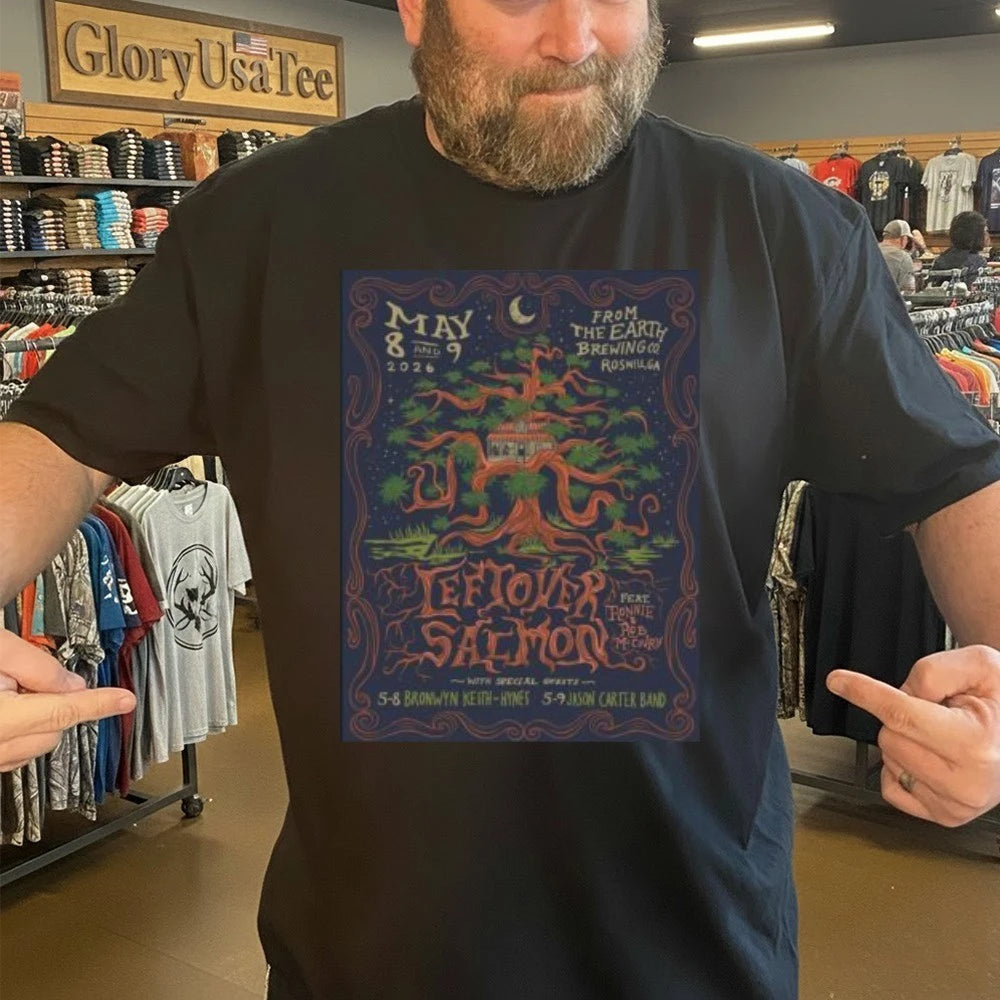 Leftover Salmon Roswell Georgia 2026 Venue Poster On May 8 And 9 2026 Poster Shirt