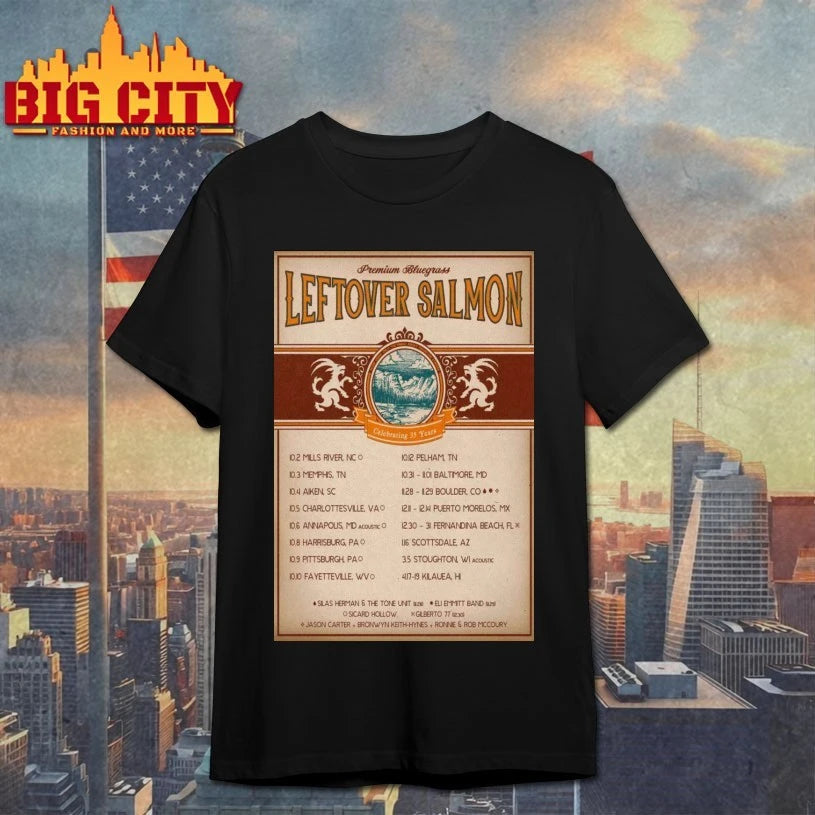 Leftover Salmon Tour 2025 Poster shirts