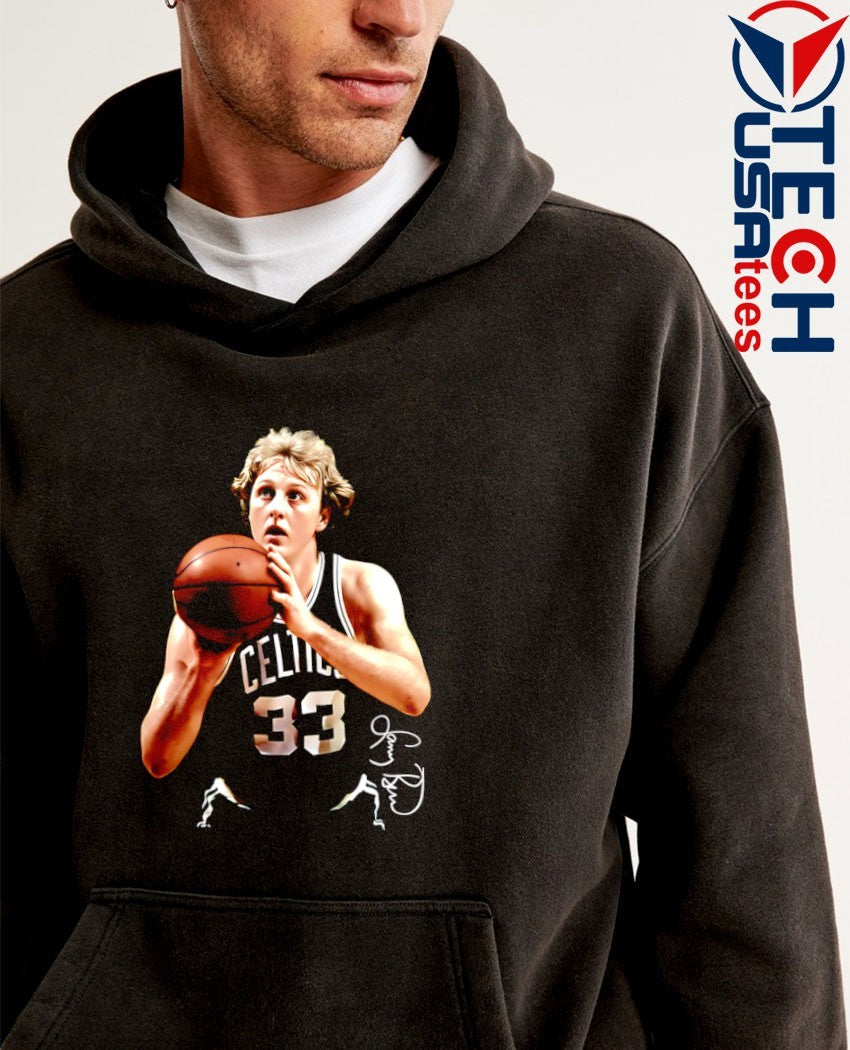 Legend Larry Bird Boston Celtics Basketball signature shirt