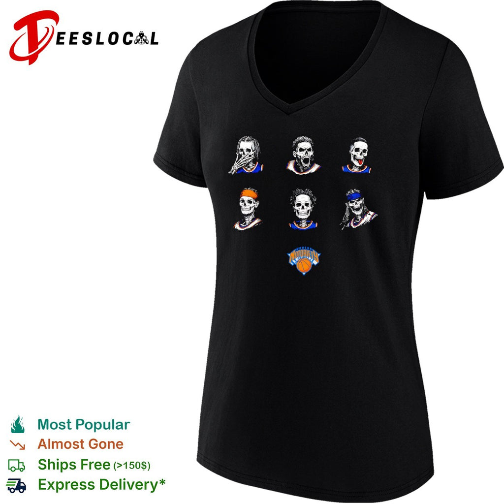 Legends New York Knicks NBA Modern Notoriety skull shirt