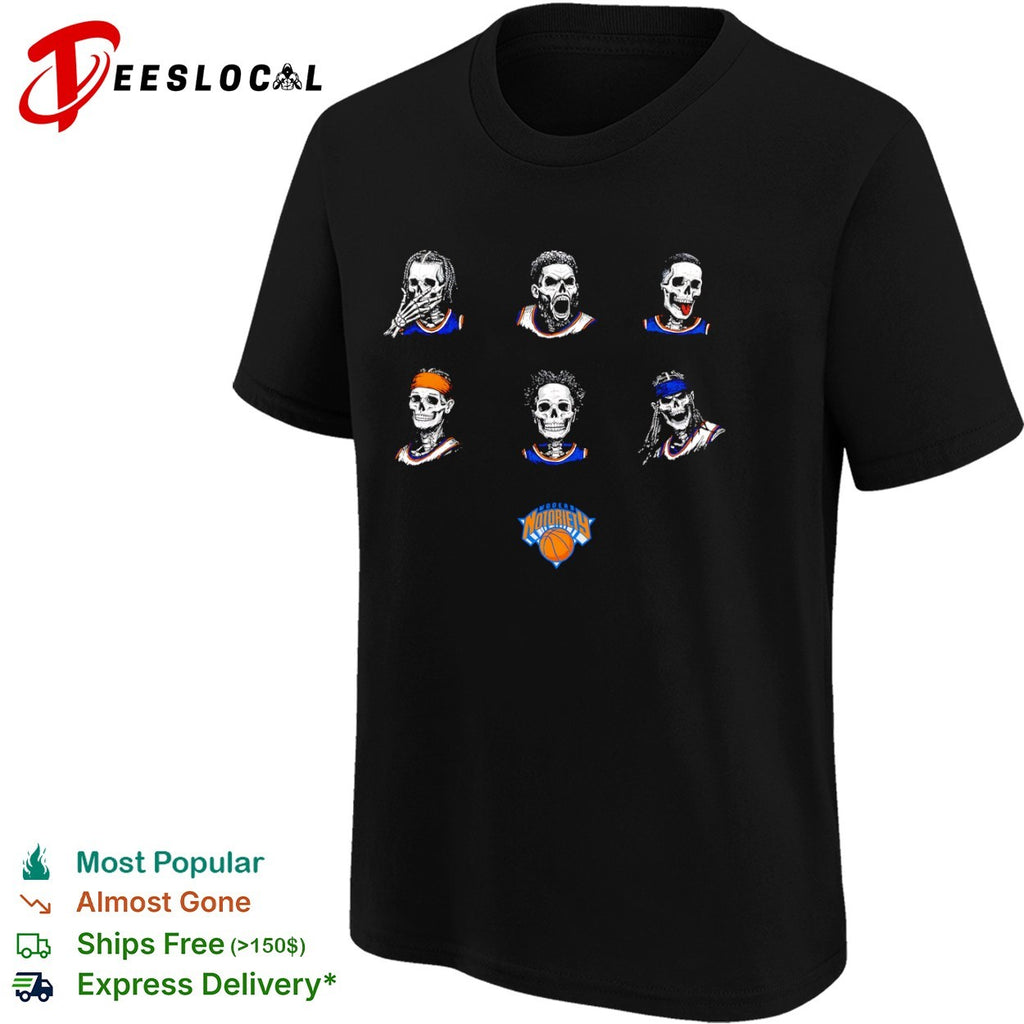 Legends New York Knicks NBA Modern Notoriety skull shirt