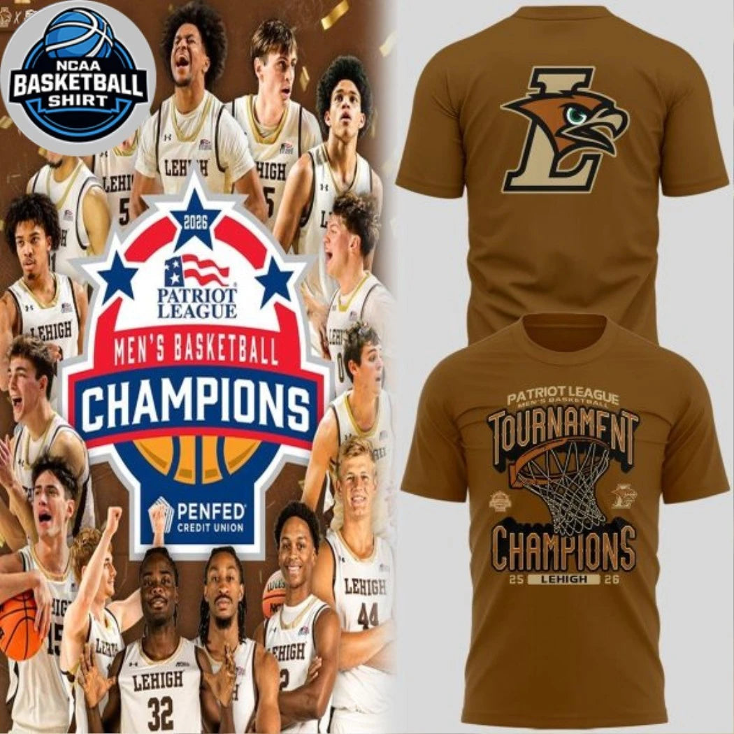 Lehigh Mountain Hawks Patriot League 2026 Champions Hoodie T-Shirt