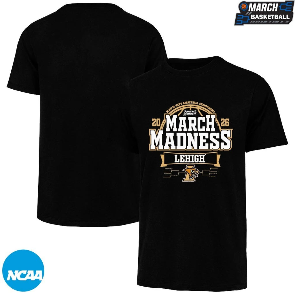 Lehigh Mountain Hawks University 2026 NCAA Men’s Basketball March Madness Bound T-Shirts