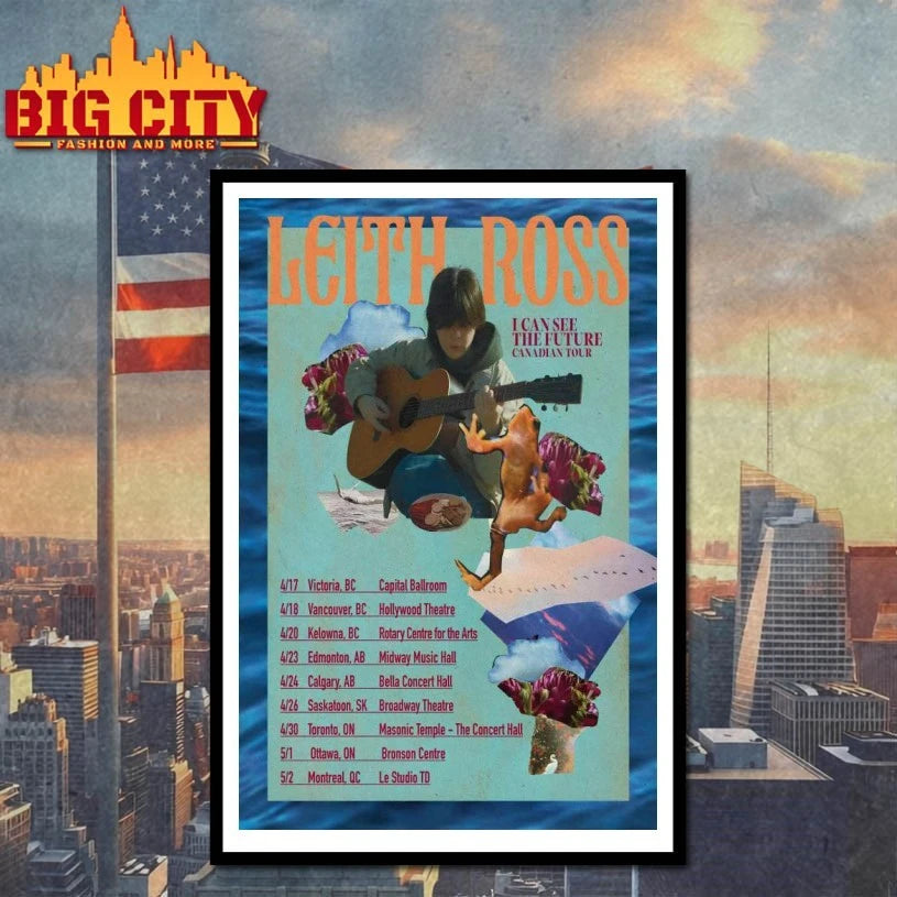 Leith Ross I Can See The Future Canada Tour Poster Shirt