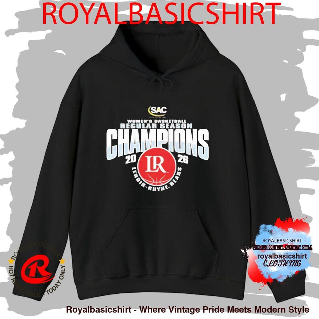 Lenoir Rhyne Bears Womens Basketball Regular Season Champions 2026 Shirt