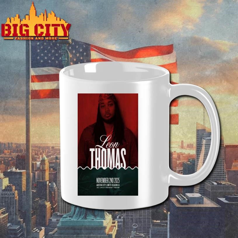 Leon Thomas Austin, Texas Tour Nov 02 2025 Poster Shirt