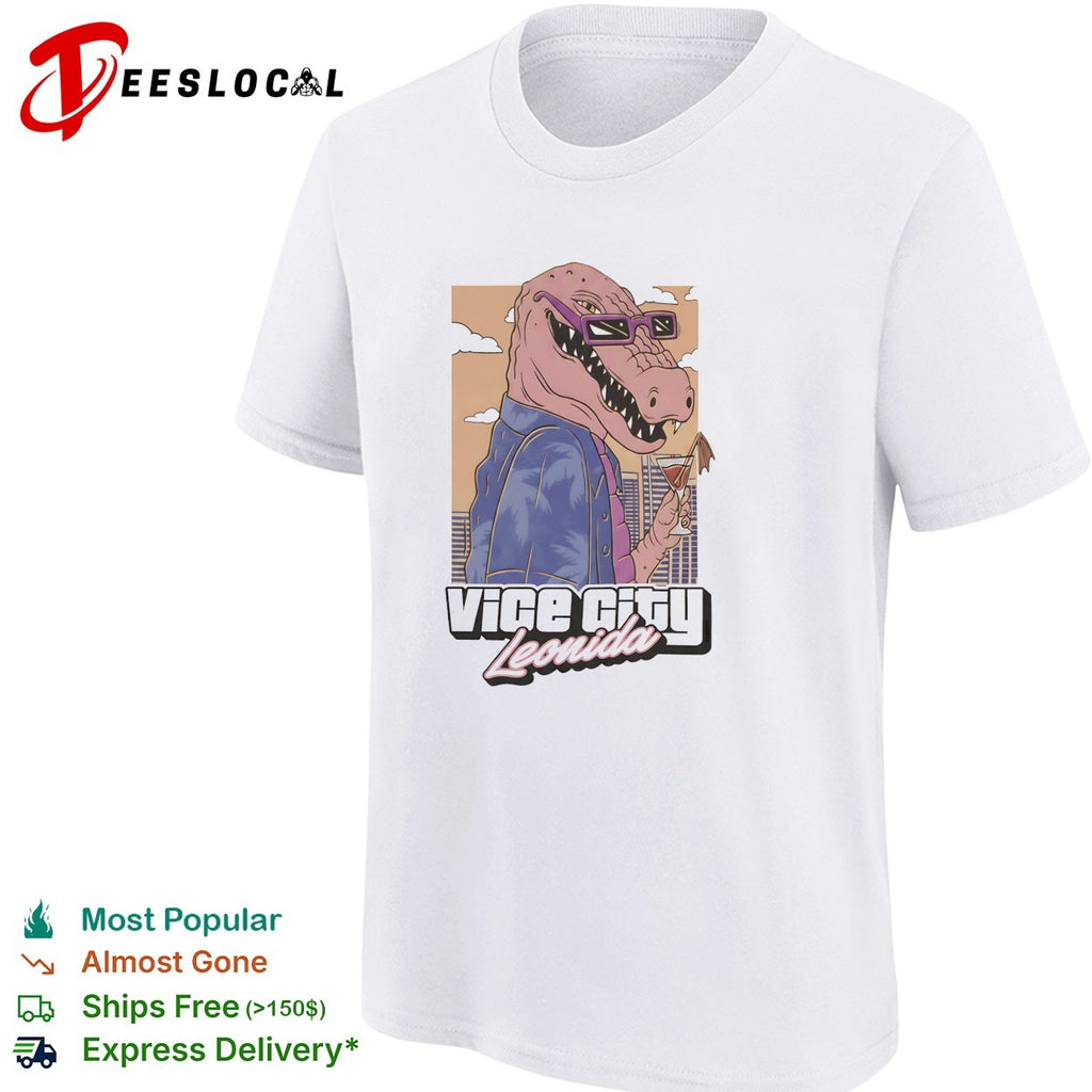 Leonida alligator smoking Vice City shirt