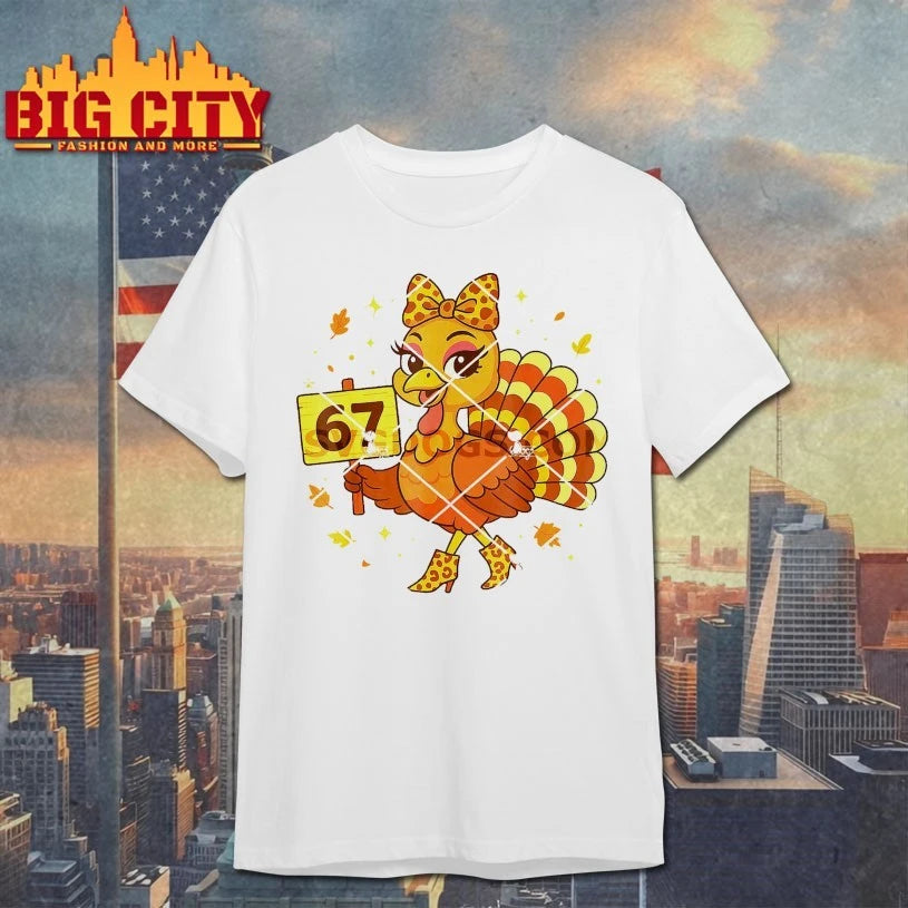 Leopard Turkey 67 Meme Thanksgiving shirt