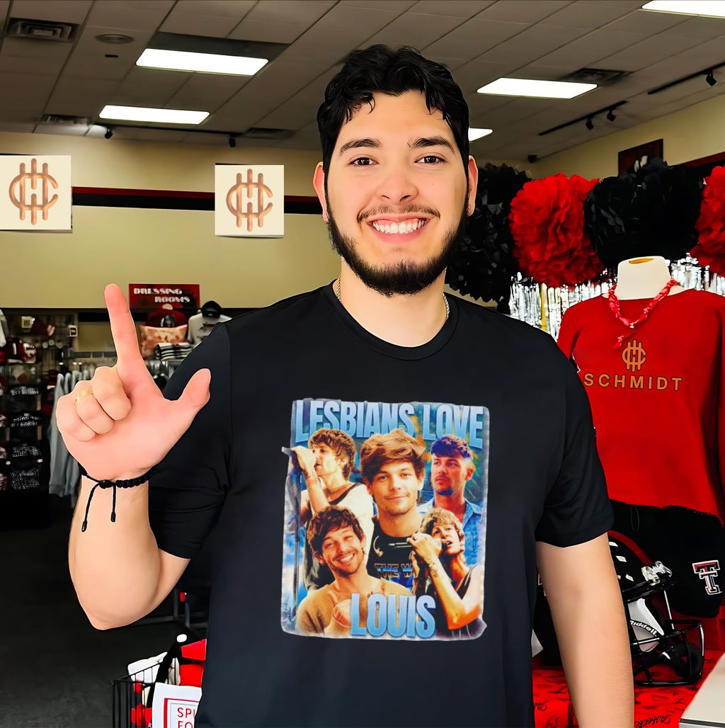 Lesbians Love Louis One Direction Louis Tomlinson shirt