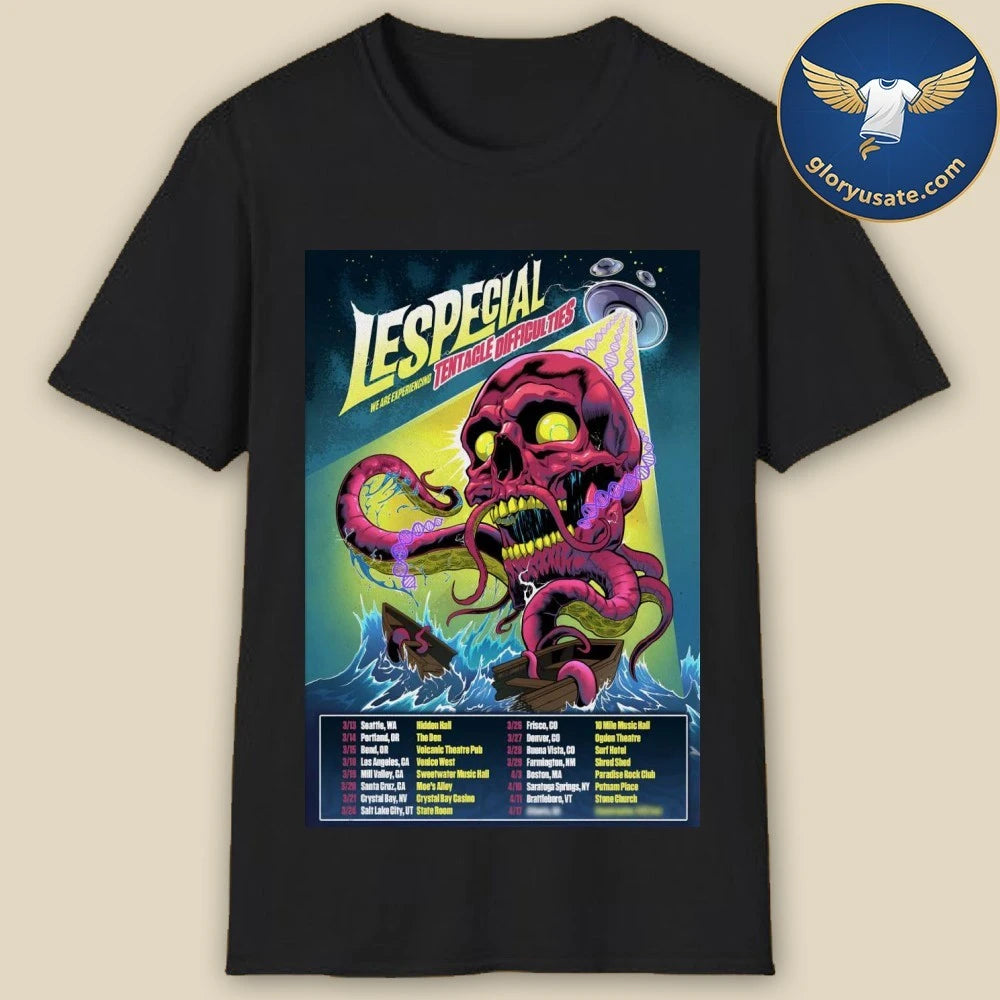 Lespecial 2026 Tentacle Difficulties Tour Shirt