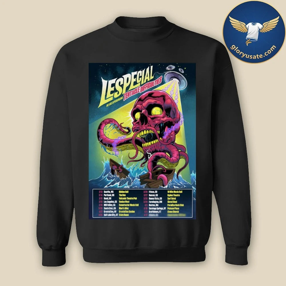 Lespecial 2026 Tentacle Difficulties Tour Shirt