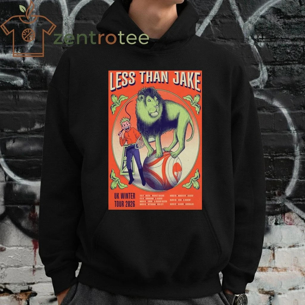 Less Than Jake UK Winter Tour 2026 tee