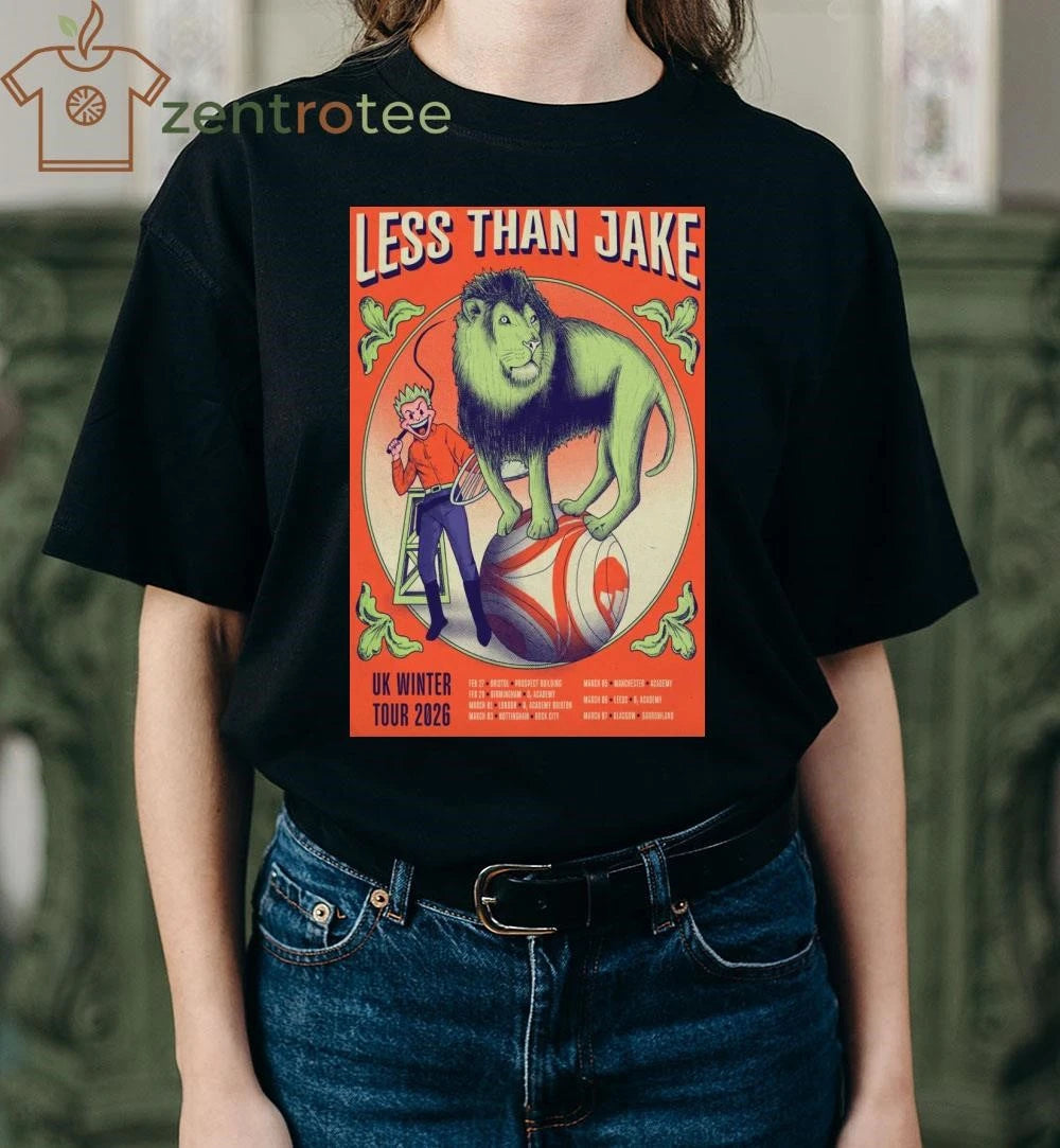 Less Than Jake UK Winter Tour 2026 tee