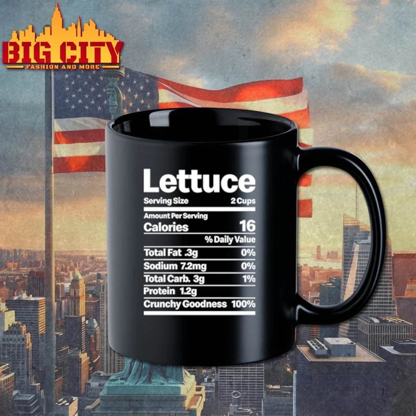 Lettuce Costume Nutrition Facts 2025 shirt