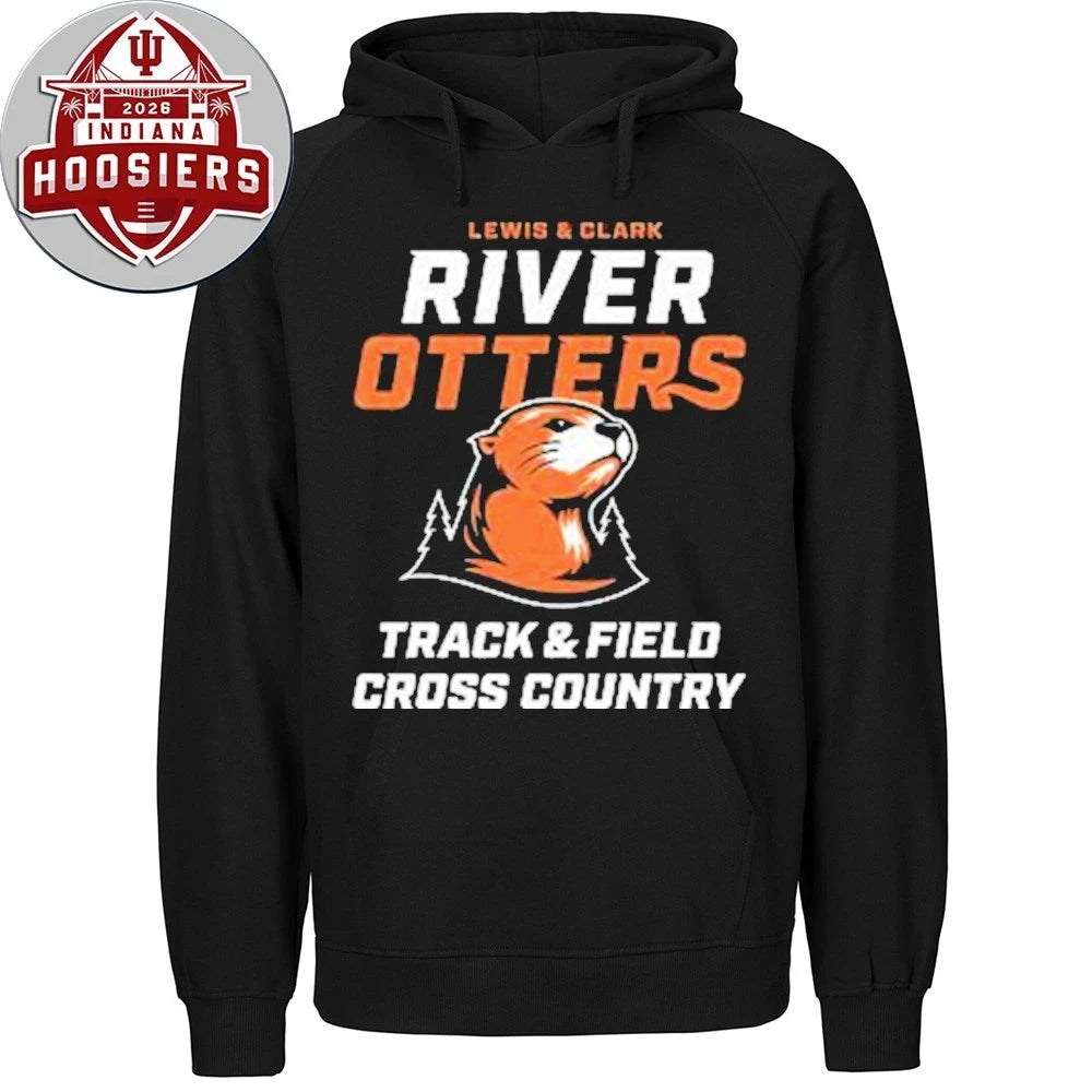 Lewis And Clark River Otters Track And Field Cross Country Logo T-Shirt