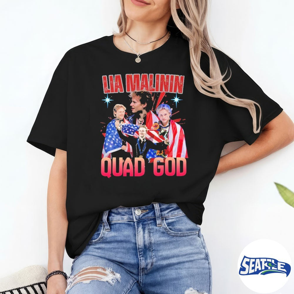 Lia Malinin Milano Cortina 2026 Quad God Olympics Team USA shirt