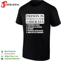 Liberals typography prison is perfect shirt