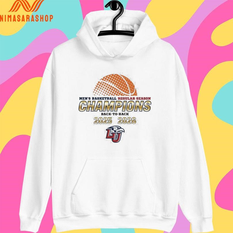 Liberty Flames Men’s Basketball Regular Season Champions Back-To-Back 2025-2026 Shirts