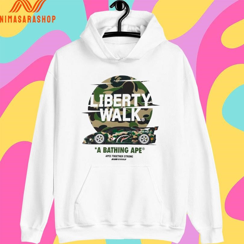 Liberty Walk A Bathing Ape Apes Together Strong Shirts