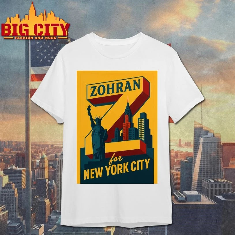 Liberty Zohran Mamdani For NYC Rolled Poster shirt