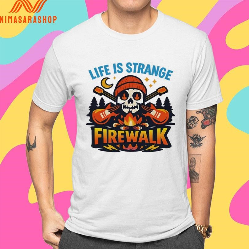 Life Is Strange Firewalk Skull Guitars Shirts