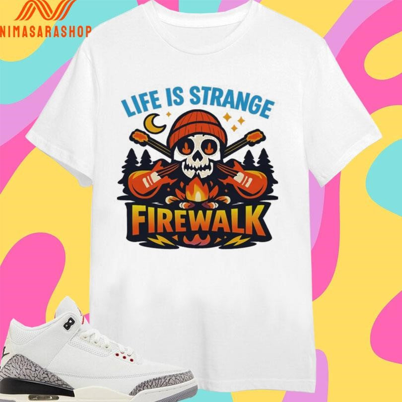 Life Is Strange Firewalk Skull Guitars Shirts