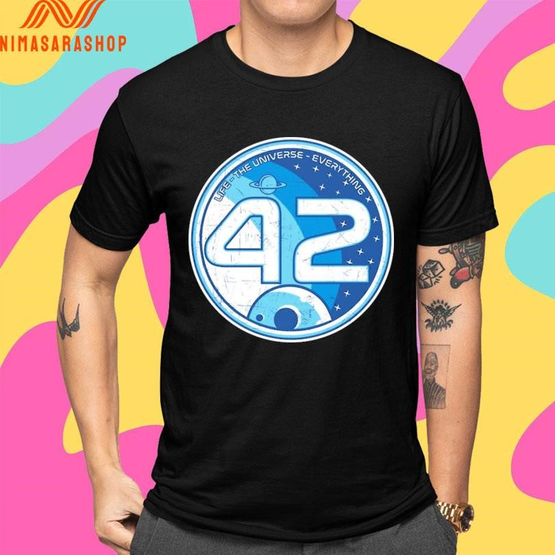 Life The Universe Everything 42 Logo Shirts