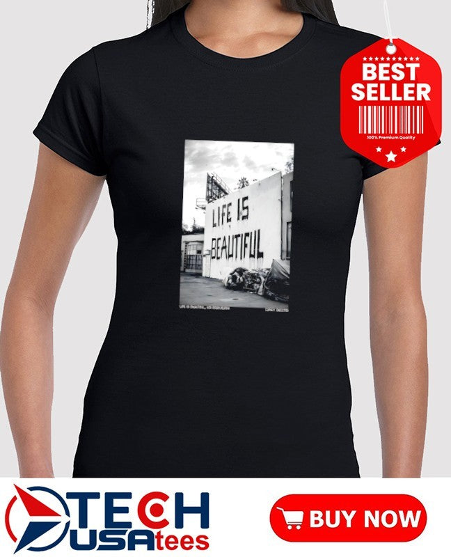 Life is beautiful Mr Brainwash Casey Decotis shirt